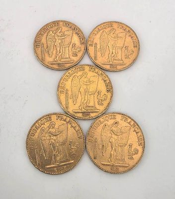 five british gold sovereigns, one sovereign, one sovereign and one sovereign