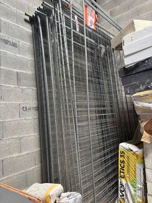 a pile of construction materials sitting on the floor