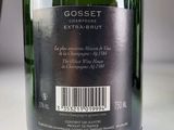 a close up of a bottle of wine with a barcode on the label