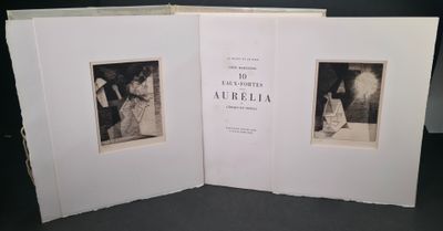 un livre ouvert sur lequel figurent deux images représentant un homme et une femme