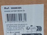 a label on the back of a box that says reff