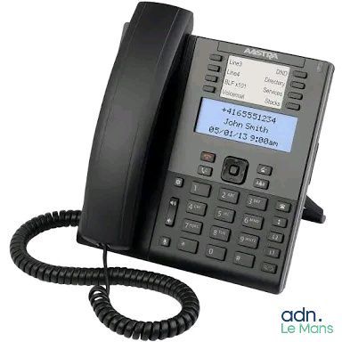 Telephone Mitel 6865i - 2A2WN2328B1406U - Non testé - Bon ét…