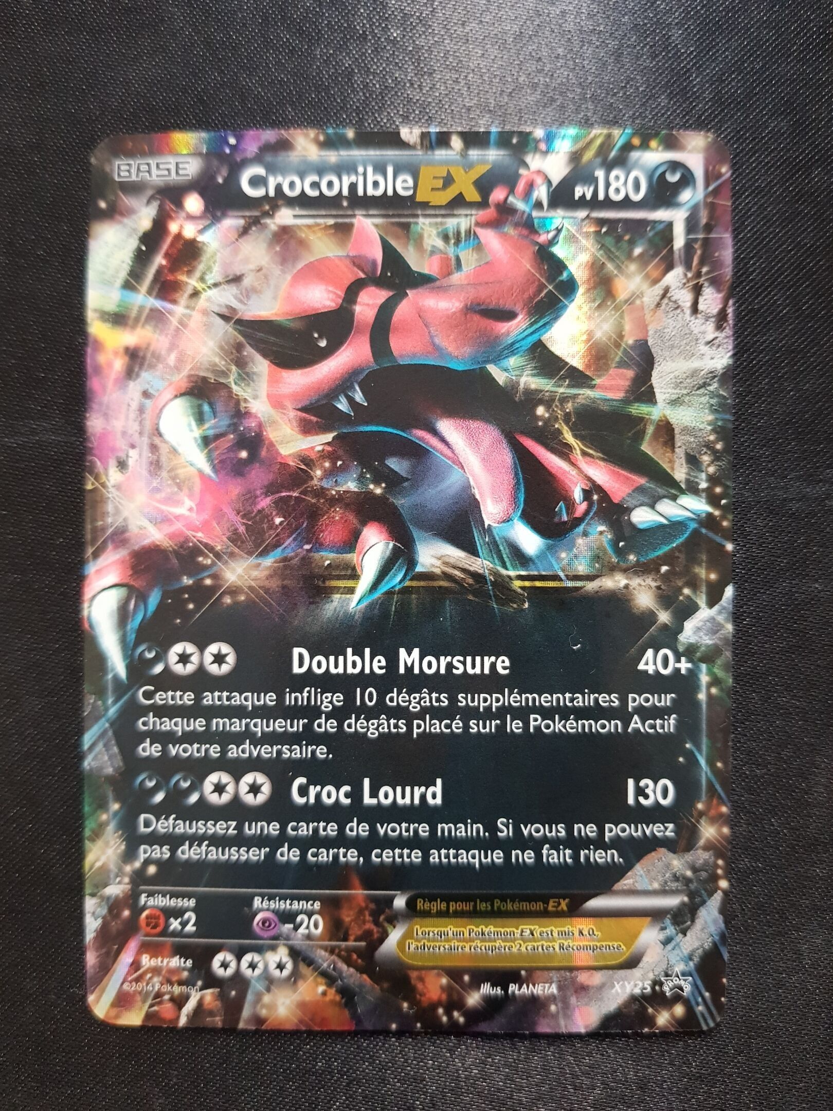 PROMOXY Black star - Crocorible EX promo XY 25 - Near mint 1…