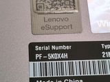 a barcode on the back of a laptop computer