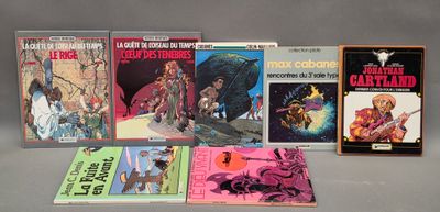 LOT de sept BD : "La fuite en avant" Jean Claude Denis, "Une…