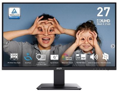 l'écran affiche une photo de deux enfants qui se couvrent les yeux