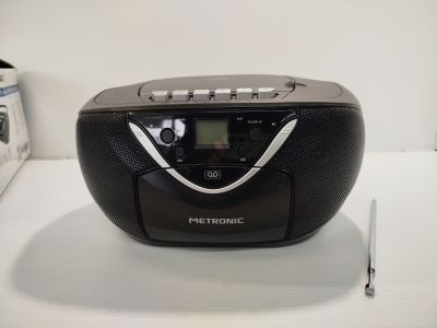 METRONIC - Lecteur CD/MP3 - Cassette - 2x3W - AUX-IN - Allum…