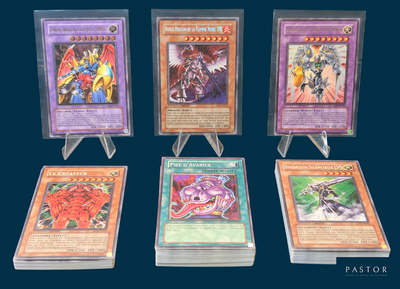 several different types of yu gi oh cards are displayed in a row