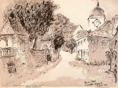 Robert G. SCMIDT Rue du tilleul, Chambolle-Musigny