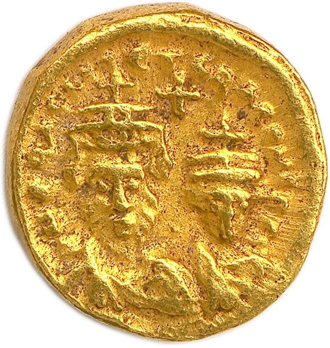 Héraclius et Héraclius Constantin - Solide d'or Carthage 613-641