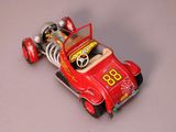 a toy car that is sitting on a table