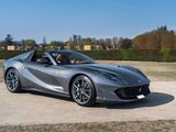 the ferrari 918 spider convertible is parked in a parking lot