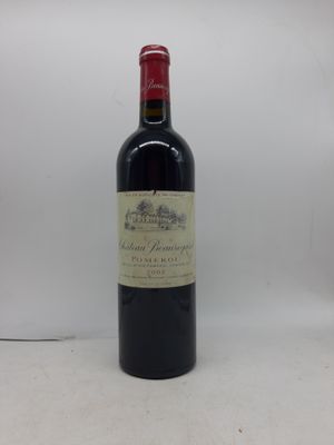 bouteille de vin rouge avec bouchon rouge sur fond blanc