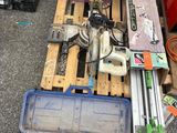 a lot of tools that are sitting on a pallet