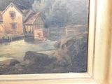 a picture of a painting on the wall of a house