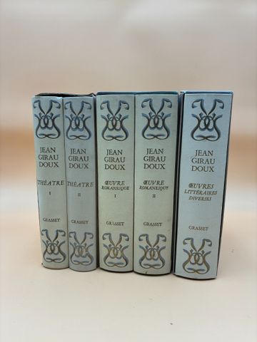 Jean GIRAUDOUX : THEATRE. Paris, Gallimard, NRF, 1954, 2 volumes ...
