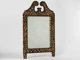 an image of a leopard print mirror on a white background