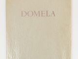 an old book with the word domeia written on it