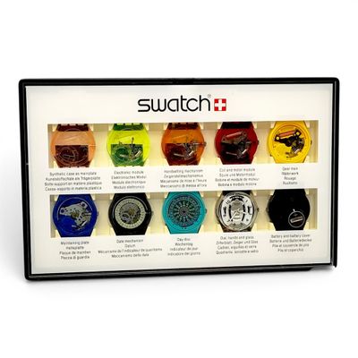 a picture of a display of watches in a box