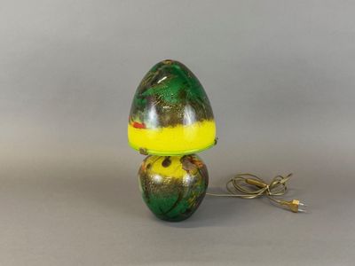 az. Pascal GUYOT - BIOT Lampe champignon en verre soufflé à …