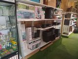 many items on the shelves in the store for sale