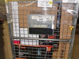 a cart with a lot of boxes on top of it