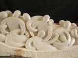 a white sculpture of mickey mouse and pluto pluto pluto pluto pluto pluto pluto pluto pluto pluto pluto pluto