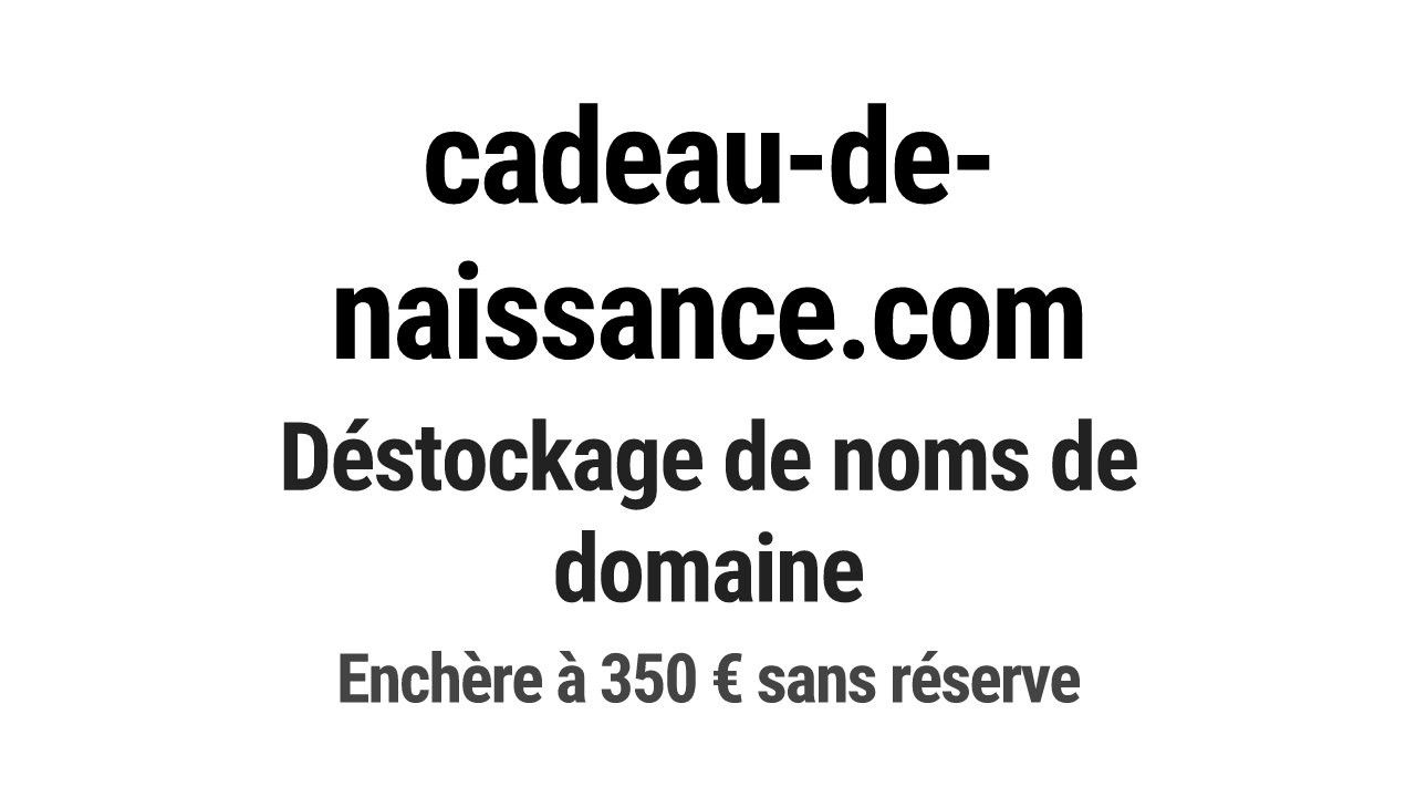 Destockage & Invendus