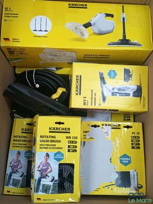 box of karches vacuum cleaners and accessories for sale