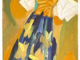 une image d'une peinture représentant une femme tenant un bébé