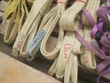 a lot of different types of rope on a pallet