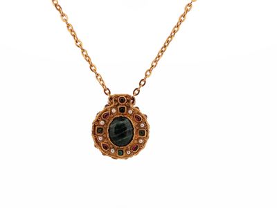 Collier Vintage Torque Robert Goossens - Métal Argenté - Superbe État - Occasion