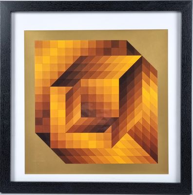 D'après Victor VASARELY (1906 - 1977).