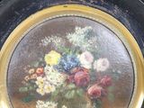 a picture of a painting of flowers in a vase