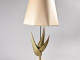 an image of a lamp that is on a table