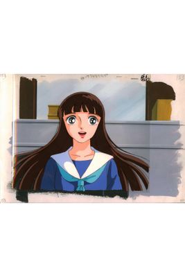 an image of a picture of a girl with long brown hair