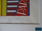 a picture of a picture of a painting with a name on it