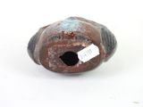 a picture of a piece of pottery with a tag on it