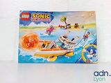 a box of lego sonic the hedgehogs boat on the table