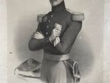 portrait of a man in a military uniform with a pipe in his hand
