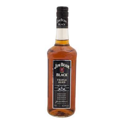 1B whisky bourbon JIM BEAM black triple aged, 6 ans d'âge