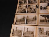 many old photos of a man in uniform on a table