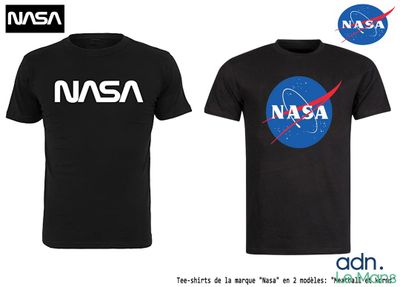 Lot de 30 t-shirts NASA, comprenant deux modèles emblématiqu…