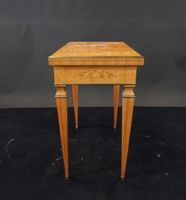 Table de jeu rectangulaire en placage de bois de rose ouvran… (photo 5)