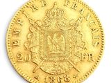 an image of a gold coin with a coat of arms on it