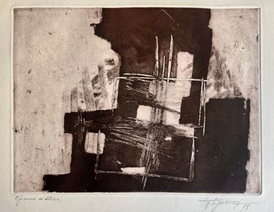 un dessin en noir et blanc représentant un bâtiment sur un mur