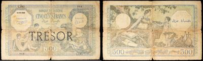 three different types of currency are shown on a piece of paper