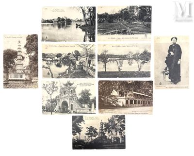 plusieurs vieilles photos d'une femme sur une photo en noir et blanc