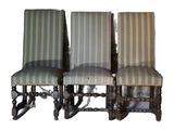 three chairs with striped upholstered upholstered upholstered upholstered upholstered upholstered upholstered upholstered