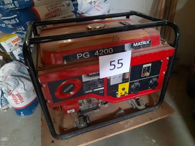 Groupe électrogène MATRIX, modèle PG 4200, 4000 W de 2010, 2… - Photo 1